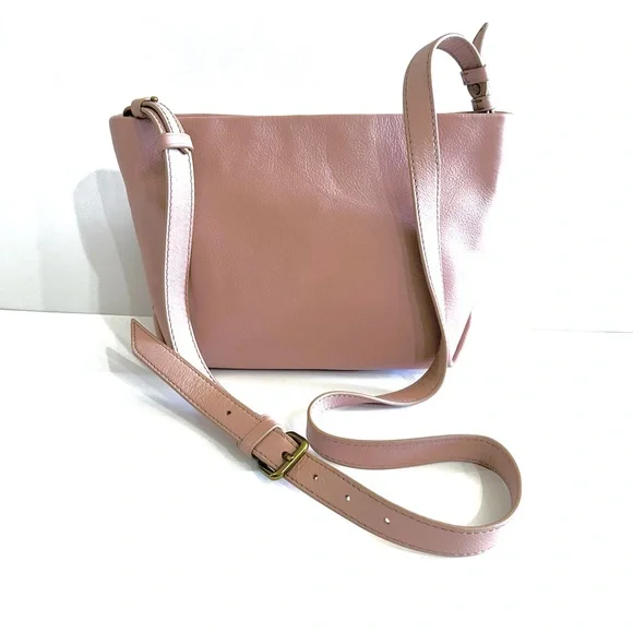 J. Crew Oslo Blush Soft Leather Crossbody Bag Excellent Condition - Picture 12 of 12
